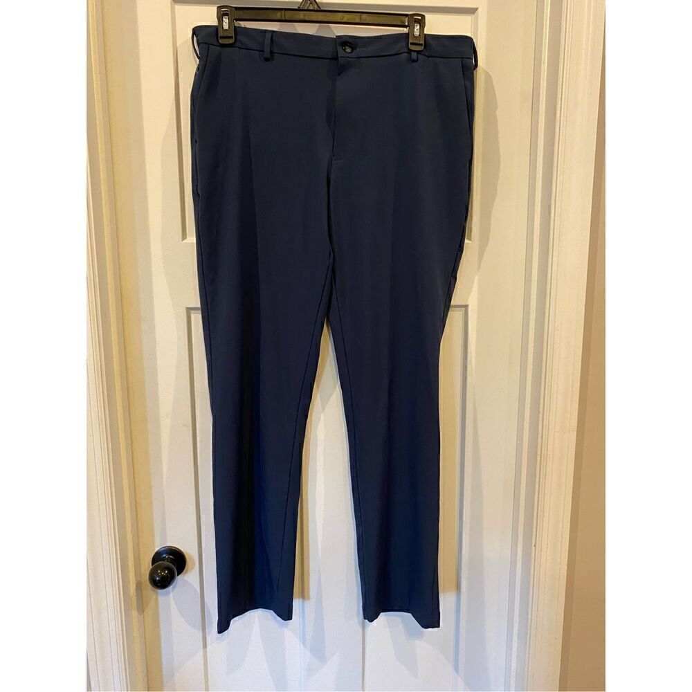 Van Heusen navy slim fit dress slacks